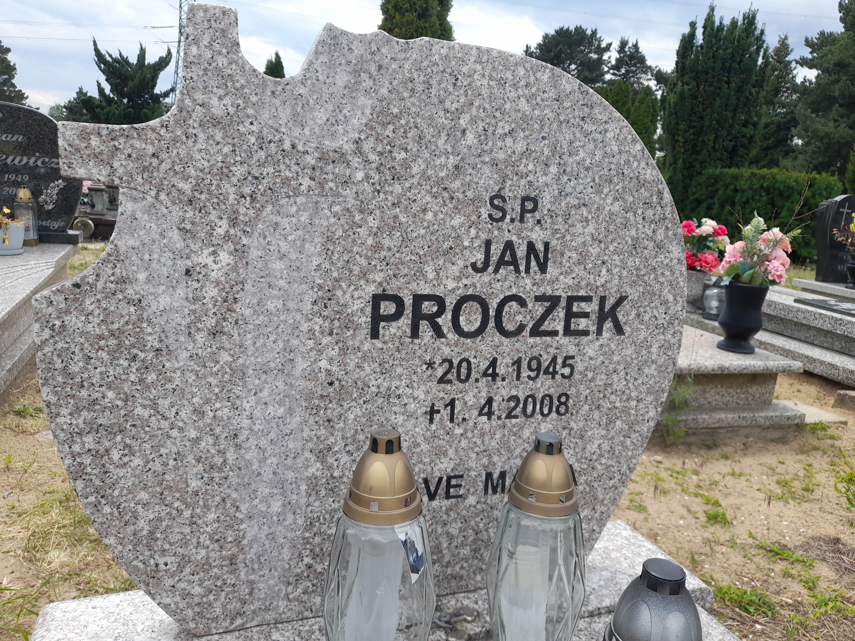 Jan Proczek 1945 Bydgoszcz - Grobonet - Wyszukiwarka osób pochowanych