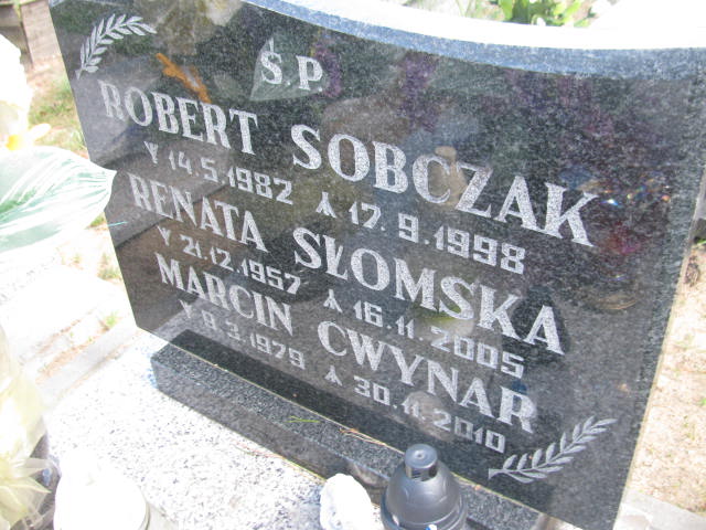 Robert Sobczak 1982 Bydgoszcz - Grobonet - Wyszukiwarka osób pochowanych