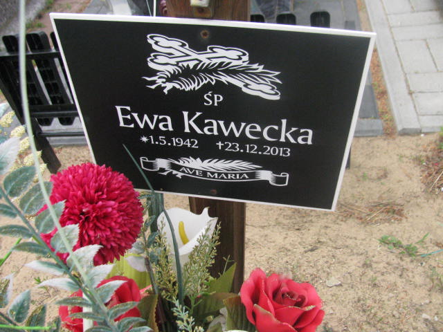 Ewa Kawecka 1942 Bydgoszcz - Grobonet - Wyszukiwarka osób pochowanych