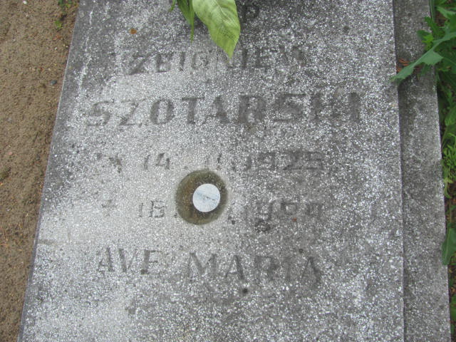 Zbigniew Szotarski 1925 Bydgoszcz - Grobonet - Wyszukiwarka osób pochowanych