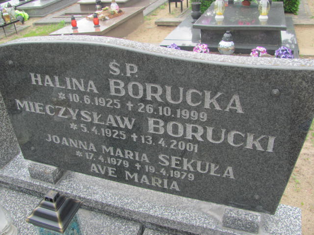 Mieczysław Borucki 1925 Bydgoszcz - Grobonet - Wyszukiwarka osób pochowanych