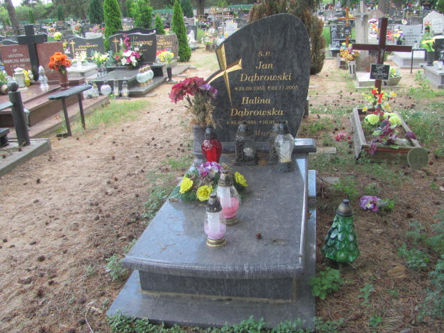 Grób Halina Dąbrowska