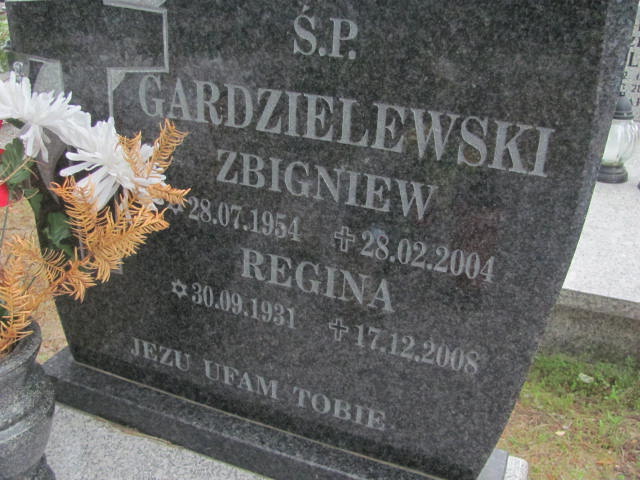 Regina Gardzielewska 1931 Bydgoszcz - Grobonet - Wyszukiwarka osób pochowanych