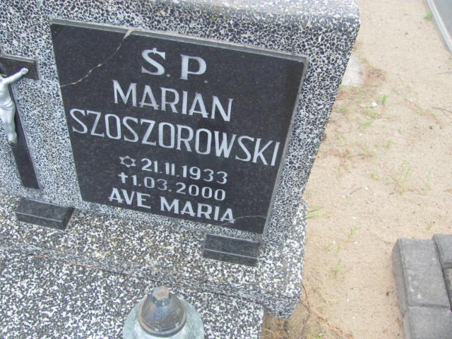 Marian Szoszorowski 1933 Bydgoszcz - Grobonet - Wyszukiwarka osób pochowanych