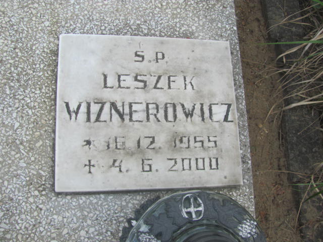 Leszek Wiznerowicz 1955 Bydgoszcz - Grobonet - Wyszukiwarka osób pochowanych