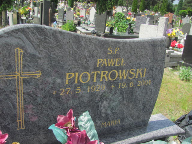 Andrzej Piotrowski 1950 Bydgoszcz - Grobonet - Wyszukiwarka osób pochowanych
