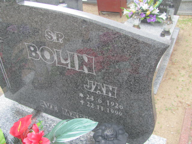 Jan Bolin 1926 Bydgoszcz - Grobonet - Wyszukiwarka osób pochowanych