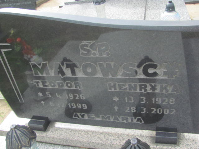 Teodor Matowski 1926 Bydgoszcz - Grobonet - Wyszukiwarka osób pochowanych