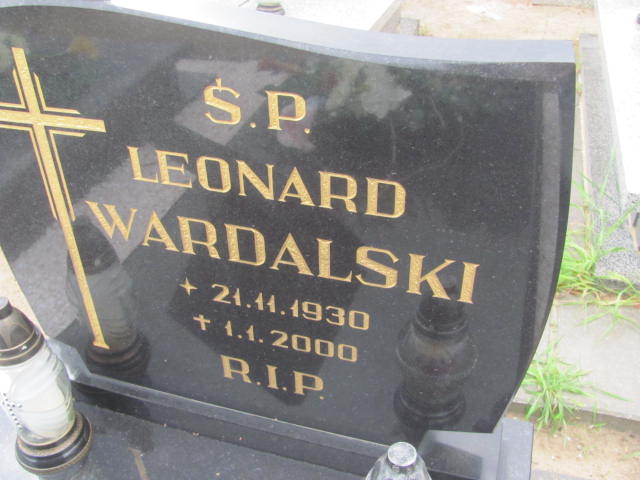 Leonard Wardalski 1930 Bydgoszcz - Grobonet - Wyszukiwarka osób pochowanych