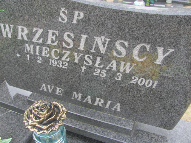 Zofia Wrzesinska 1941 Bydgoszcz - Grobonet - Wyszukiwarka osób pochowanych