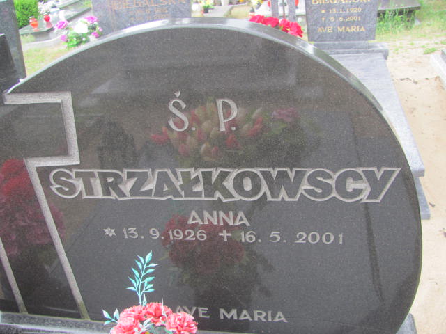 Anna Strzałkowska 1926 Bydgoszcz - Grobonet - Wyszukiwarka osób pochowanych