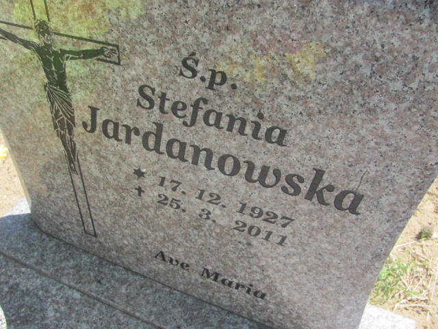 Stefania Jardanowska 1927 Bydgoszcz - Grobonet - Wyszukiwarka osób pochowanych
