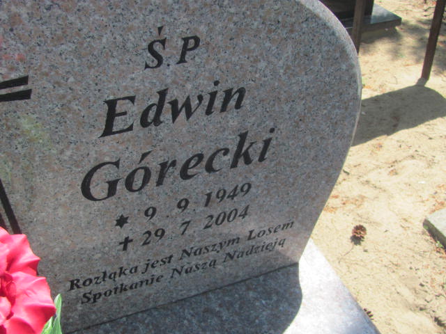 Edwin Górecki 1949 Bydgoszcz - Grobonet - Wyszukiwarka osób pochowanych