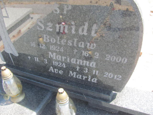 Bolesław Szmidt 1924 Bydgoszcz - Grobonet - Wyszukiwarka osób pochowanych
