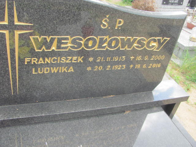 Franciszek Wesołowski 1913 Bydgoszcz - Grobonet - Wyszukiwarka osób pochowanych