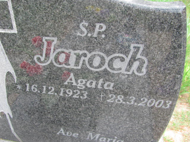Agata Jaroch 1923 Bydgoszcz - Grobonet - Wyszukiwarka osób pochowanych