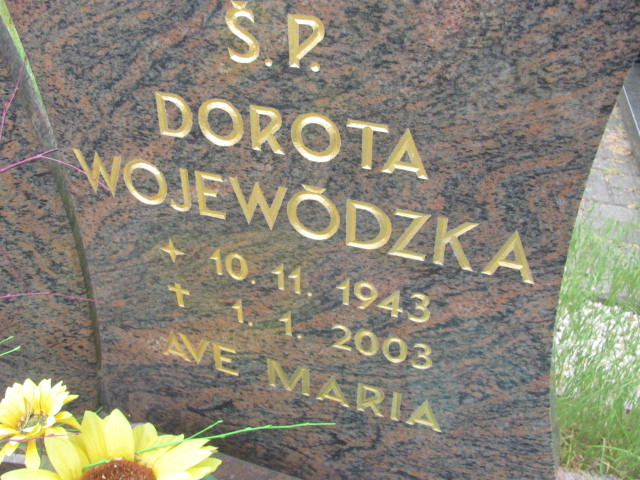 Dorota Wojewódzka 1943 Bydgoszcz - Grobonet - Wyszukiwarka osób pochowanych