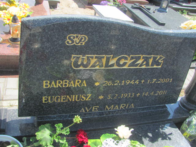 Barbara Walczak 1944 Bydgoszcz - Grobonet - Wyszukiwarka osób pochowanych