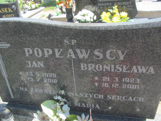Bronisława Popławska 1923 Bydgoszcz - Grobonet - Wyszukiwarka osób pochowanych