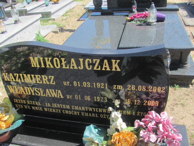 Władysława Mikołajczak 1923 Bydgoszcz - Grobonet - Wyszukiwarka osób pochowanych