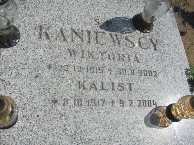 Wiktoria Kaniewska 1915 Bydgoszcz - Grobonet - Wyszukiwarka osób pochowanych