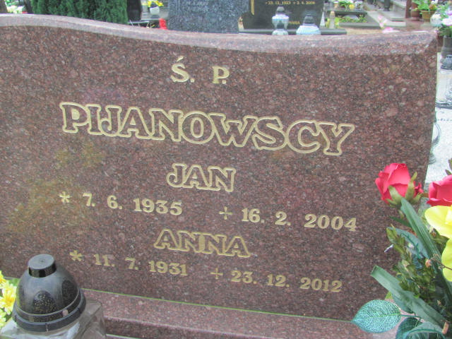 Anna Pijanowska 1931 Bydgoszcz - Grobonet - Wyszukiwarka osób pochowanych