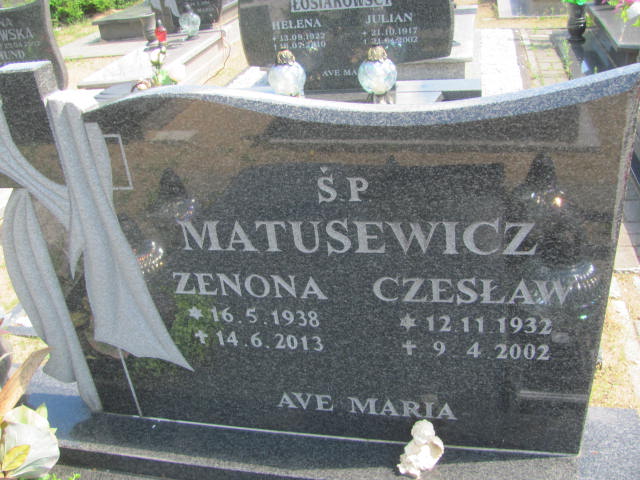 Czesław Matusewicz 1932 Bydgoszcz - Grobonet - Wyszukiwarka osób pochowanych