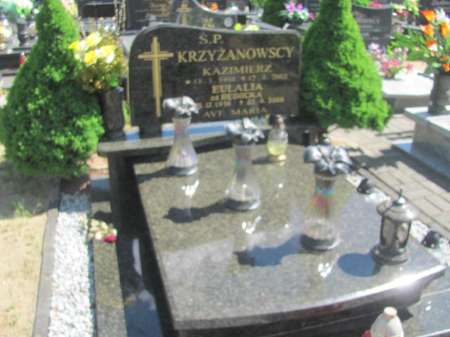 Grób Eulalia Krzyżanowska