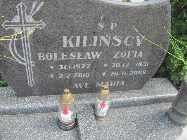 Bolesław Kiliński 1927 Bydgoszcz - Grobonet - Wyszukiwarka osób pochowanych