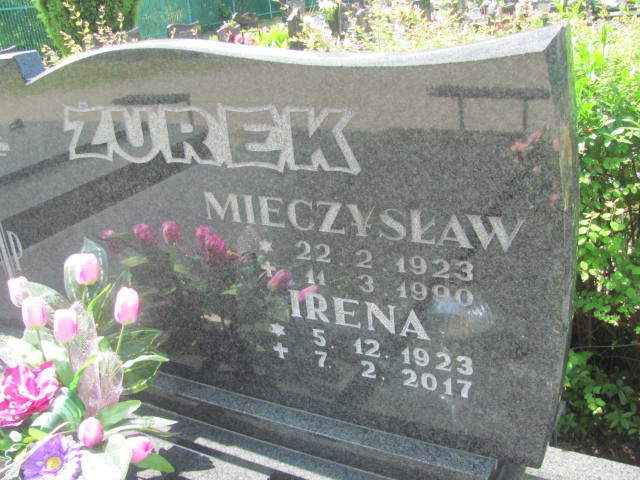 Irena Żurek 1923 Bydgoszcz - Grobonet - Wyszukiwarka osób pochowanych