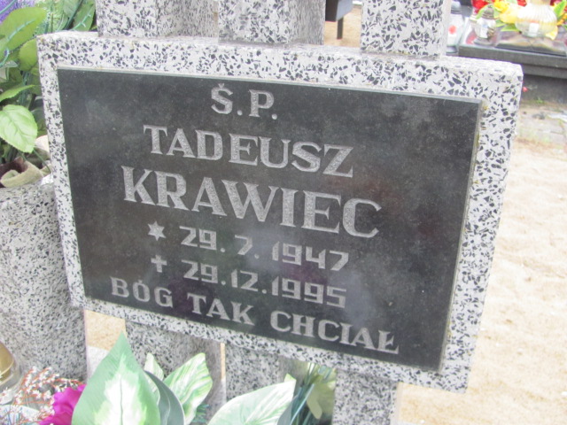 Tadeusz Krawiec 1947 Bydgoszcz - Grobonet - Wyszukiwarka osób pochowanych
