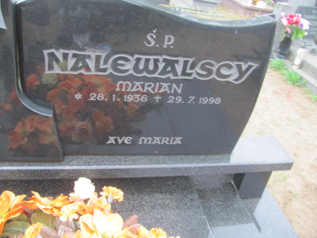 Marian Nalewalski 1936 Bydgoszcz - Grobonet - Wyszukiwarka osób pochowanych