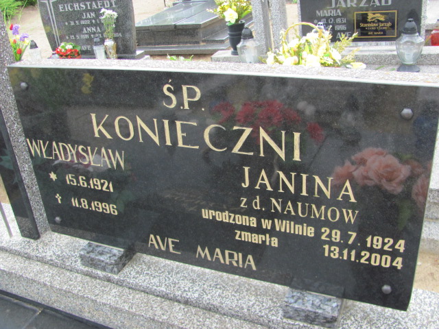 Janina Konieczna 1924 Bydgoszcz - Grobonet - Wyszukiwarka osób pochowanych