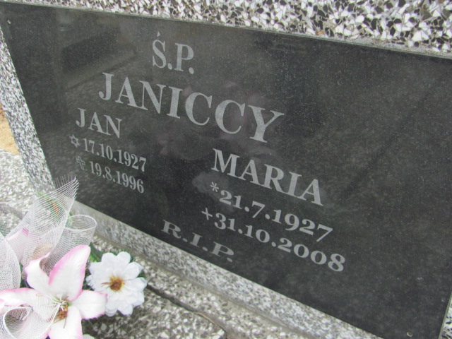 Maria Janicka 1927 Bydgoszcz - Grobonet - Wyszukiwarka osób pochowanych