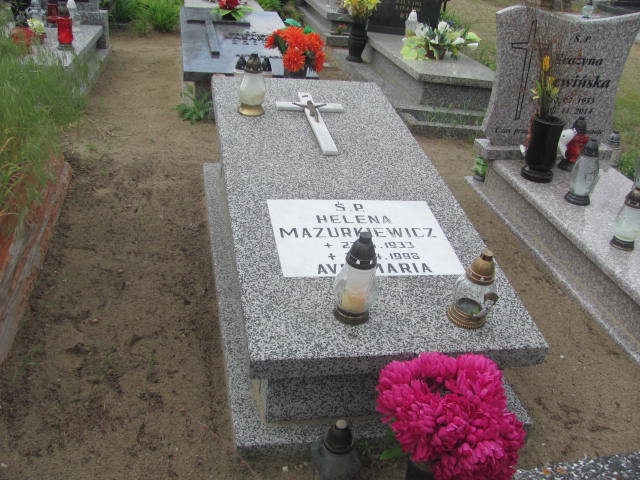 Grób Helena Mazurkiewicz