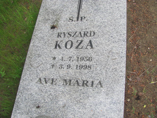Ryszard Koza 1956 Bydgoszcz - Grobonet - Wyszukiwarka osób pochowanych