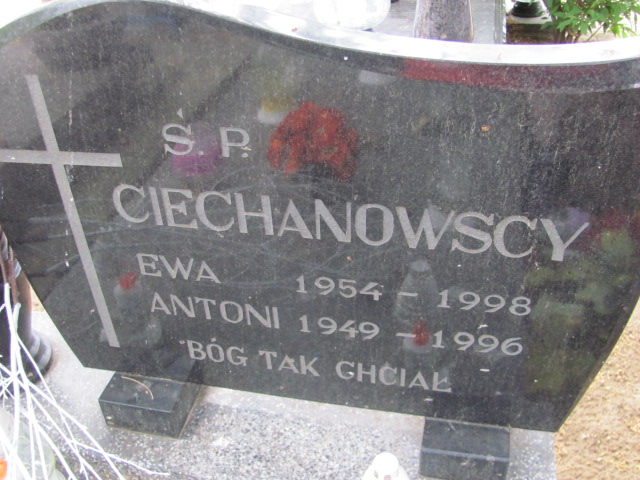 Ewa Ciechanowska 1954 Bydgoszcz - Grobonet - Wyszukiwarka osób pochowanych