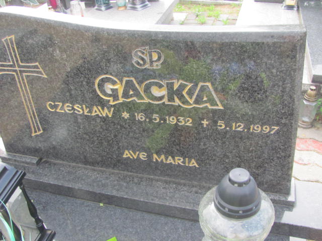 Czesław Gacka 1932 Bydgoszcz - Grobonet - Wyszukiwarka osób pochowanych