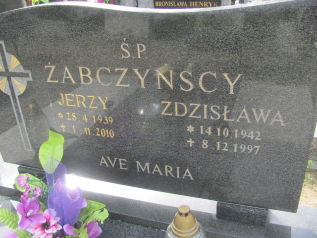 Irena ŻABCZYŃSKA 1929 Bydgoszcz - Grobonet - Wyszukiwarka osób pochowanych