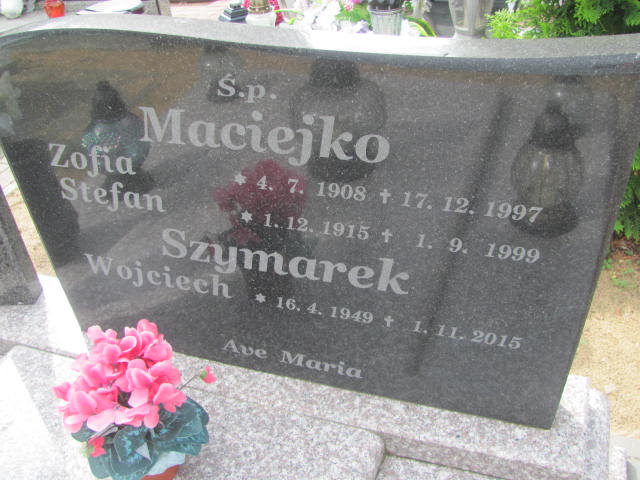 Zofia Maciejko 1908 Bydgoszcz - Grobonet - Wyszukiwarka osób pochowanych