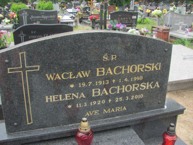 Wacław Bachorski 1913 Bydgoszcz - Grobonet - Wyszukiwarka osób pochowanych