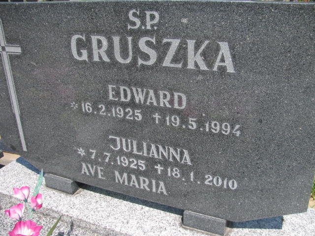 Edward Gruszka 1925 Bydgoszcz - Grobonet - Wyszukiwarka osób pochowanych