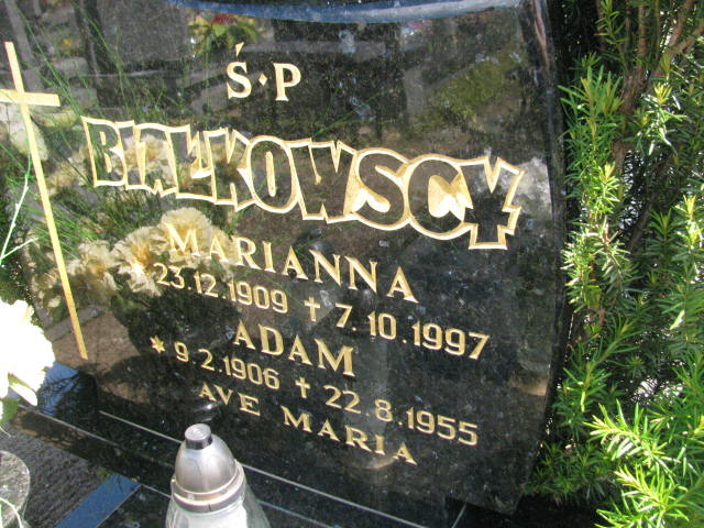 Marianna Białkowska 1909 Bydgoszcz - Grobonet - Wyszukiwarka osób pochowanych