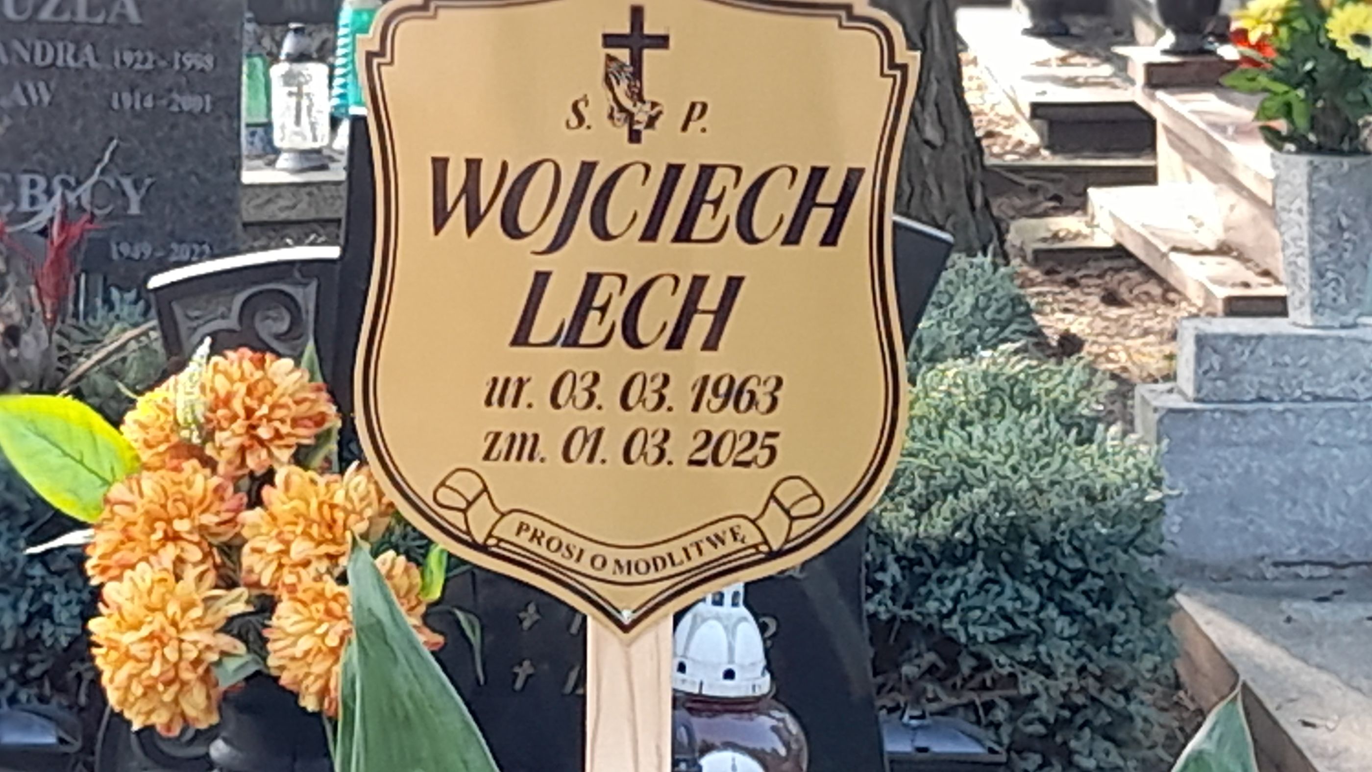 Grób Wojciech Lech