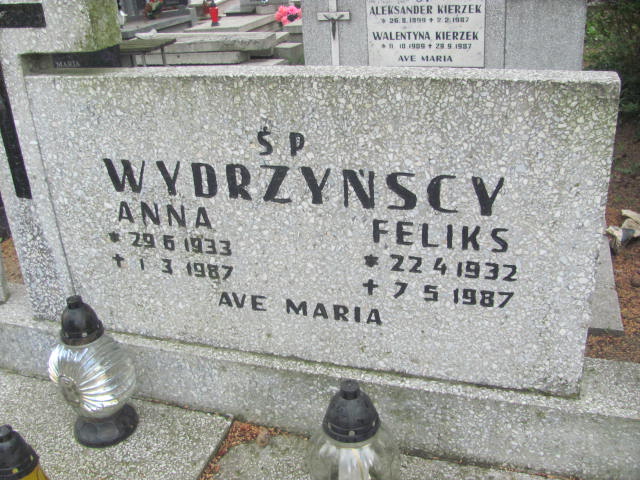 Anna Wydrzyńska 1933 Bydgoszcz - Grobonet - Wyszukiwarka osób pochowanych