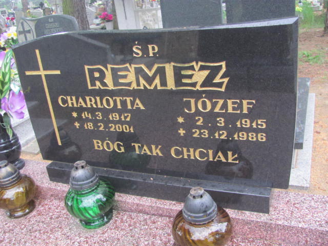 Józef Remez 1915 Bydgoszcz - Grobonet - Wyszukiwarka osób pochowanych