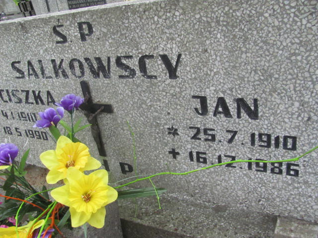 Jan Salkowski 1910 Bydgoszcz - Grobonet - Wyszukiwarka osób pochowanych