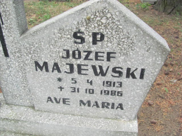 Józef Majewski 1913 Bydgoszcz - Grobonet - Wyszukiwarka osób pochowanych
