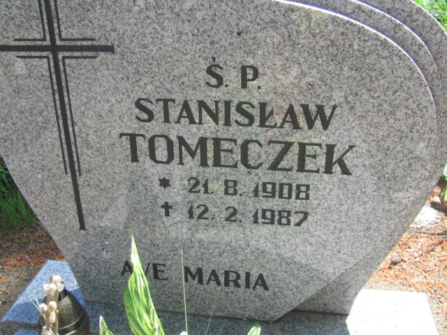 Stanisław Tomeczek 1908 Bydgoszcz - Grobonet - Wyszukiwarka osób pochowanych