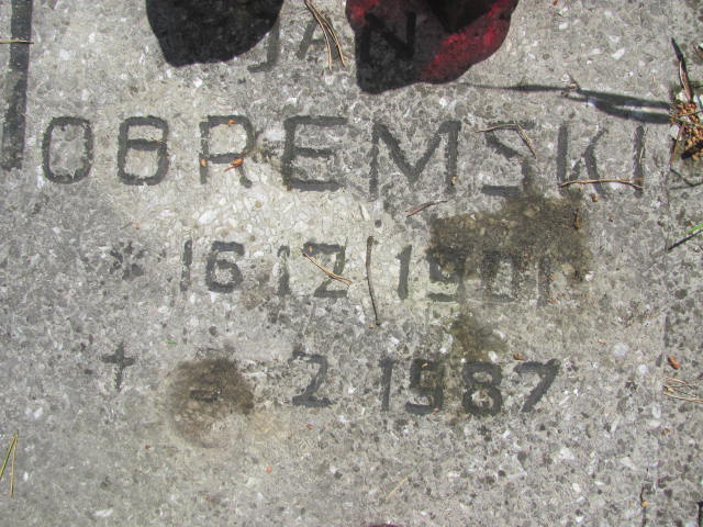 Jan Obremski 1901 Bydgoszcz - Grobonet - Wyszukiwarka osób pochowanych